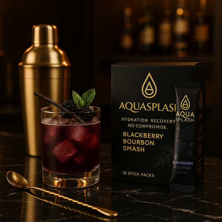 Blackberry Bourbon Smash – Bold. Minty. Smooth. Boost recovery, enhances sleep.